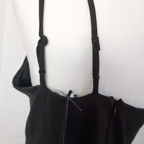 Chloe Kristyn One Shoulder Little Black Dress L NWT $398 Cocktail Party - Picture 10 of 13